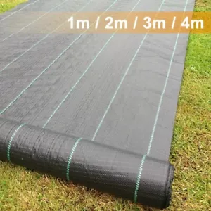 More details for heavy duty weed control fabric membrane garden ground cover mat landscape sheet