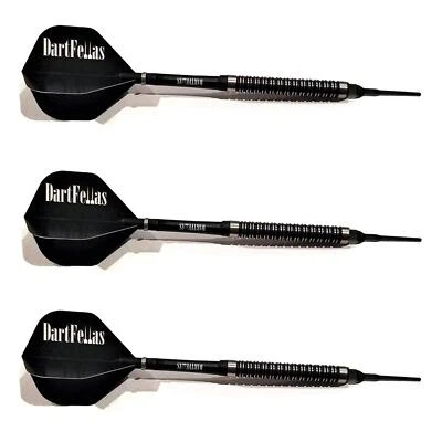 Dartfellas 18g Professional 90% Tungsten Soft Tip Darts Set