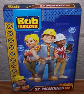 Valentines Day Cards (Box of 32) Bob The Builder - Picture 1 of 2