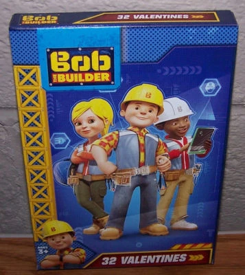 Valentines Day Cards (Box of 32) Bob The Builder - Image 1 of 2