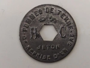 Jeton de reprise de sac de pomme de terre de la 1ere guerre mondiale - Imagen 1 de 2