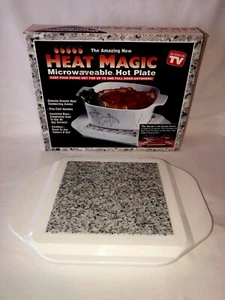 Neu mikrowellengeeignete kabellose Kochplatte Wärme Magic Granite Ontel - Bild 1 von 8