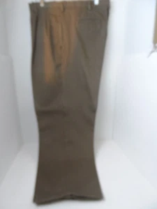 Pantalones chinos IZOD marrón algodón con puños/plisados bolsillos delanteros para hombre - talla 38 x 30 - Imagen 1 de 8