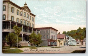 CARTOLINA HALE'S TAVERN WELLS RIVER VERMONT - Foto 1 di 2