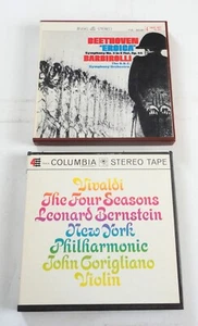 2 Reel To Reel Tape Vivaldi 4 Seasons Columbia MQ 736 Beethoven Eroica Y1S-36461 - Imagen 1 de 12
