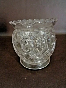 Antique Clear Glass Spooner - Picture 1 of 6