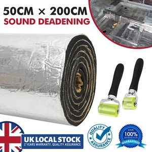 Self Adhesive Sound Deadener Van Sound Proofing 0.5M*2M 7mm Thick With Tools - Picture 1 of 12