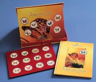 Butterflies, Jewels of the Air 2006 Vanuatu 18 Coin Cuni and Ag Plt Proof Set - Image 1 of 4