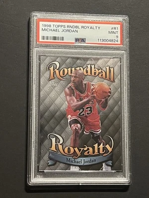 🐐 1998 TOPPS ROUNDBALL ROYALTY МАЙКЛ ДЖОРДАН ОЦЕНКА PSA 9 💥 - Изображение 1 из 2