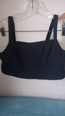 Nuevo sin etiquetas Sujetador Deportivo Offline by Aerie Negro Entrenamiento Inalámbrico Informal Soporte Talla X L Foto 1 de 3