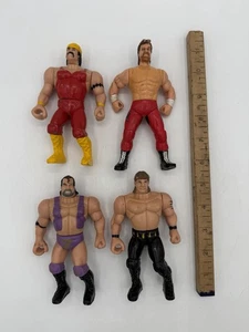 Vintage Wrestling Figure Lot of 4 Mannix Razor Ramon Hulk Hogan WCW Chris Benoit - Picture 1 of 10