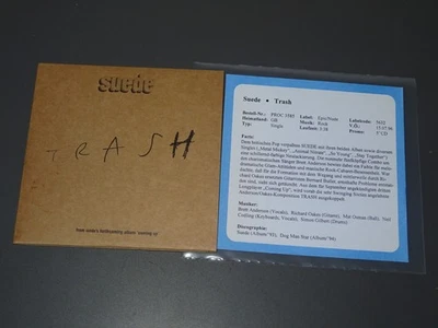 SUEDE - TRASH / 1 TRACK PROMO-MAXI-CD 1996 & PROMO-SHEET (IM CARDSLEAVE) - Bild 1 von 4