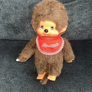 Monchhichi Von Sekiguchi mit Rotem Lätzchen | ca 20cm | Sehr Schöner Zustand | - Bild 1 von 6