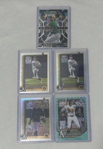 Jacob Wilson RC Lote (5) Tarjetas Variación Imagen SSP Refractor Topps Cromo Bowman - Imagen 1 de 14