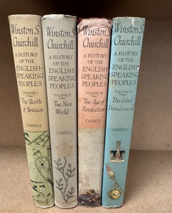 Winston Churchill A History of The English Speaking Peoples All 1st Edition 4457 - Imagen 1 de 5