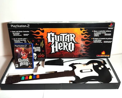 GUITAR HERO Sony Playstation 2 PS2 COMPLETO Multilingua PAL TESTATO - Imagen 1 de 4