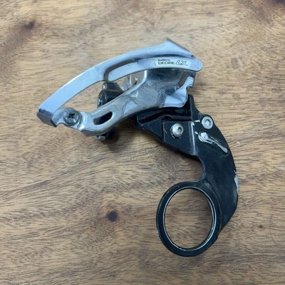 Shimano LX FD-M567 3x8s Front Derailleur MTB E-Type BB Mount Top Pull - Image 1 of 4