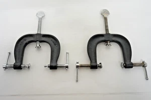 Zwei 3-Wege Kanten verstellbar 2,5" Gusseisen Klemmen - Bild 1 von 8