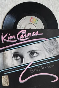 KIM CARNES - BETTE DAVIS EYES b-w MISS YOU TONITE 7" SINGLE VGC 1981 P-S EMI - Picture 1 of 1