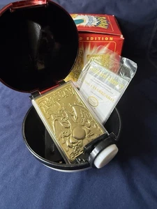 Pokémon Charizard #06 23k Gold Card With COA, Box And Ball. - Picture 1 of 6