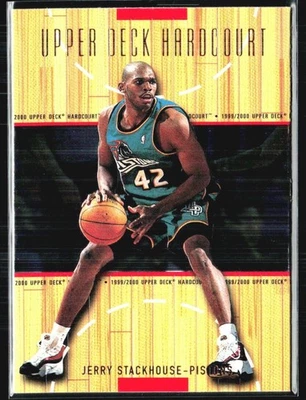1999-00 Upper Deck Hardcourt Basketball Jerry Stackhouse #16 - Image 1 of 2
