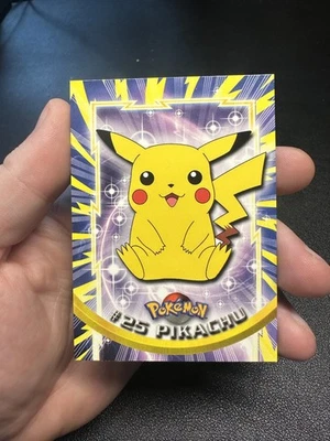 1999 Topps Pokemon #25 Pikachu TV Animation Edition Series MINT WOW - Image 1 of 2