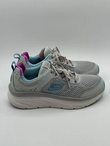 Skechers D'Lux Walker Infinite Motion Sneaker Damengröße 9 hellgrau - Bild 1 von 13
