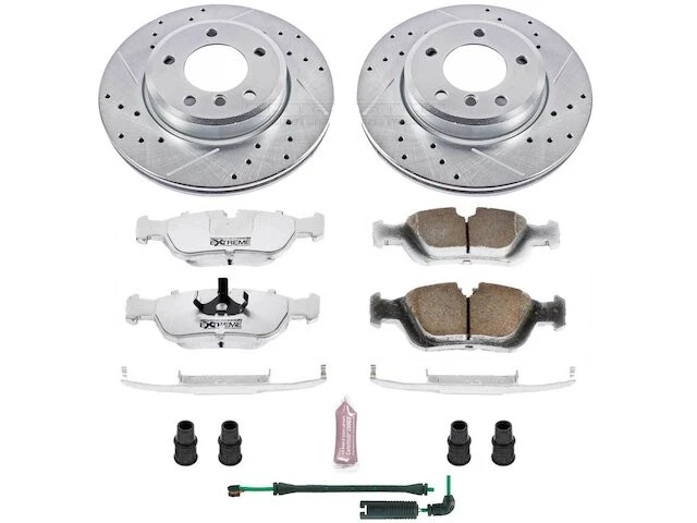 Kit de pastillas de freno delanteras y rotor para BMW 325i 2001-2005 2002 2003 2004 NK334XG Foto 1 de 1