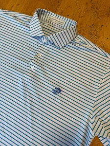 HOLDERNESS AND BOURNE Polo Shirt Large The Sutton Shoreline Performance White - Picture 1 of 7