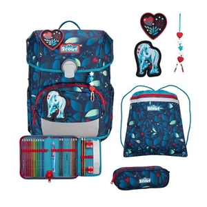 Scout Neo Exklusiv LED - Schulranzen Set 4tlg. White Unicorn - Bild 1 von 7