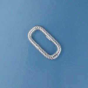 Sterling Silver Swirl Oblong Jewelry Openable Link Clasp Connector #33227 - Picture 1 of 5