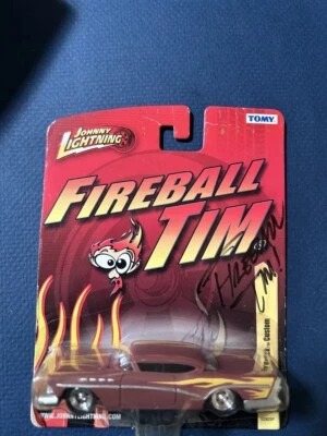 Johnny Lightning Fireball Tim 1957 Buick Custom - Signed - Image 1 of 4