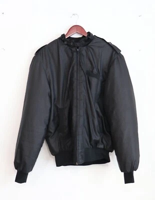 Vtg Avon Sportswear Midweight Insulated Bomber Jacket Black Sz XL NO US TARIFFS - Image 1 of 4