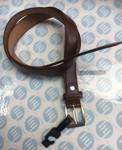 Brown Colour Ladies And Gents Genuine Leather Belt 27mm-118cm fit 37-41” *new* - Picture 1 of 3