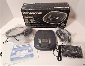 WORKING PANASONIC SL-S600C MASH XBS PORTABLE CD PLAYER IN ORIGINAL BOX - Picture 1 of 7