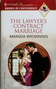 The Lawyer’s Contract Marriage by Amanda Browning - Picture 1 of 2