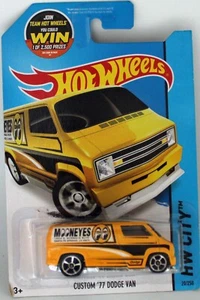 Hot wheels 77 Custom Dodge van USA  only Moon Eyes. Rare - Picture 1 of 2