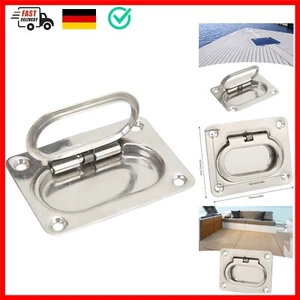 Flush Hatch Locker Lukenheber Einlassgriff Bodenheber Edelstahl Griff Bootslu... - Bild 1 von 10