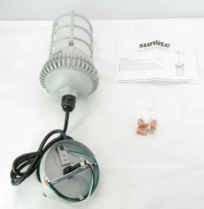 SUNLITE 12W LED Vaporproof Pendant Mount with Coated Finish -Sunlite 88147-SU TF - Picture 1 of 7