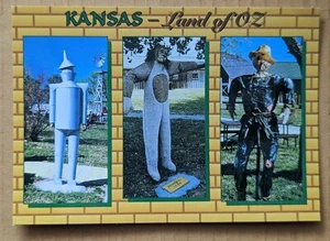 Postcard KS: Kansas - Land of OZ - Picture 1 of 2