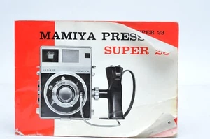 Mamiya Press Super 23 Manual Instruction Original - Picture 1 of 1