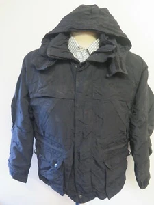 Genuine Schott NYC Padded Hooded Jacket / Coat UK 12 Euro 40 - Black - Picture 1 of 12