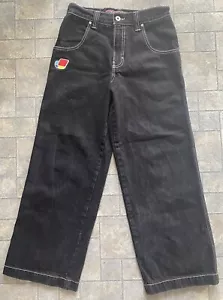 JNCO 179 Pipes Industries One Seventy Nine para hombre 30x32 negro azabache 23” apertura - Imagen 1 de 19