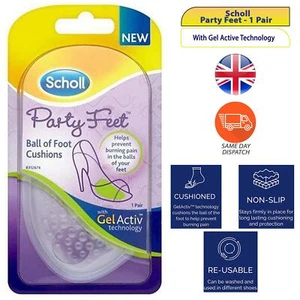 Scholl Party Feet Ball of Foot Cushions with GelActiv Peel Protective Technology - Picture 1 of 12