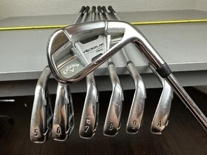 Callaway Rogue Pro CF18 Iron Set 4-9 + AW DG S300 Stiff Shaft *READ DESCRIPTION - Picture 1 of 12