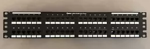 Panduit DP6 Cat 6 48 Port 2U 10gbit Patchpanel DP48688TGY - Bild 1 von 3