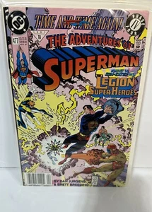 Adventures of Superman (Vol 1) #477 - 1991 DC Comics - Time And Time Again! - Picture 1 of 1