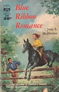 BLUE RIBBON ROMANCE by JANE S MCILVAINE Berkley Medallion PB 1951 1959 - Picture 1 of 2