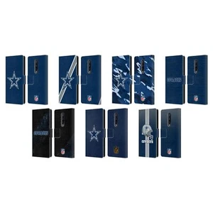 OFFICIAL NFL DALLAS COWBOYS LOGO LEATHER BOOK WALLET CASE FOR ONEPLUS PHONES - Picture 1 of 13