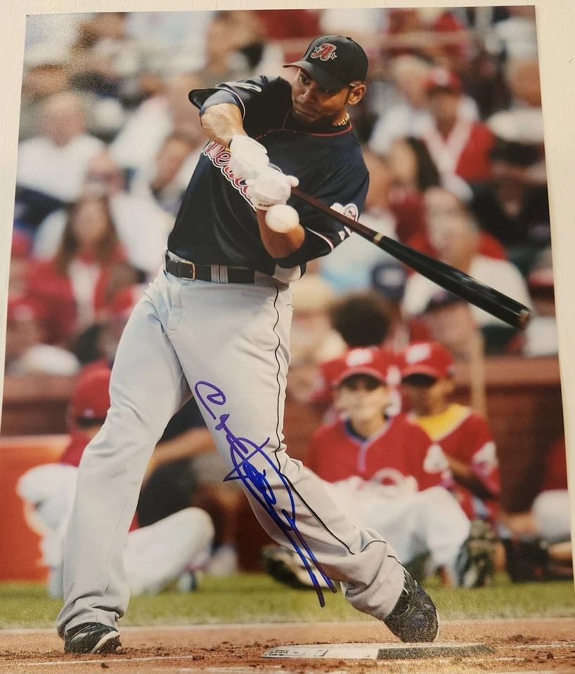 Carlos Peña Tampa Bay Rays Tigres Medias Rojas Autografiado 8x10 Certificado de Autenticidad Foto 1 de 1
